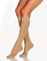 Women's UltraSheer Support Knee High-Stockings, 8 - 15 mmHg-Size: Medium, Women's 7 - 9 Color: Silky Beige - Each 1