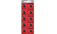 Toshiba LR43 Premium Batteries Alkaline Button Cell Batteries (10 Batteries) (LR43)