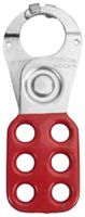 American Lock Lockout Hasp, Vinyl Coated Steel Hasp, 1 in. Jaw Clearance, ALO80