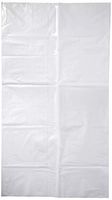 Plasticplace W65LDC2 65 Gallon Trash Bags │ 2.7 Mil │ Clear Heavy Duty Garbage Can Liners │ 50” x 48” (25 Count)