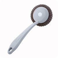 Xixou Long Handle Steel Wire Kitchen Dish Bowl Cleaning Ball Brush Brushes