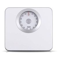 Lfsp Retro Fashion Mechanical Spring Scales Bathroom Scales Precision Scales for Household Machinery Spring Balance Weight 150kg (Color: Black, White Optional) (Color : White)