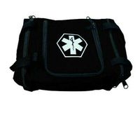 First Aid Responder EMS Emergency Medical Trauma Bag EMT, Fire Fighter, Police Officer, Paramedics, Nurse (Black)