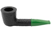 Savinelli Mini 409 Green Rustic Tobacco Pipe - Dublin
