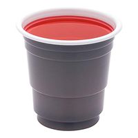 RW Base 2 oz Gray Plastic Party Cup - 2" x 2" x 2" - 500 count box - Restaurantware