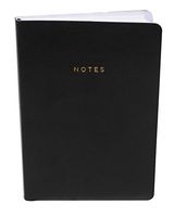 Gartner Studios Black & Gold Foil Faux Leather Journal, 120 Count