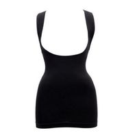 ieasysexy Seamless Waist Training Body Shaper Under Bust Tummy Control Corset Top Bustier Body Shaper Tops Suit (M, Black)