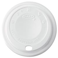 Dart Cappuccino Dome Sipper Lids, Fits 8-10oz Cups, White - 1,000 lids.