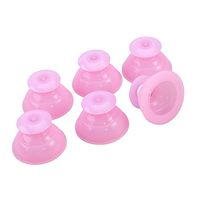 HEALIFTY 12Pcs Silicone Cupping Set Chinese Cupping Clearing Damp Fatigue Get Rid Cupping Tool (Pink)