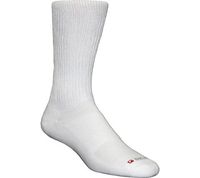 Drymax Socks Diabetic 1/4 Crew Sock Socks,White,S US