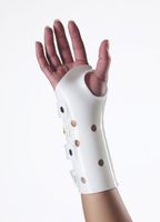 Corflex Poly Cast Wrist/Hand Orthosis (white) Medium Left 7-8"