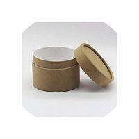 Postal Mailing Paper Cardboard Canister Tube Cylinder Round Jar Packaging Gift Box,Kraft,7.3X7.3X16.8Cm