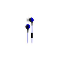Sentry HM362 Zig-Zags Ear Buds with In-Line Mic44; Blue & Black