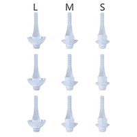 BLJ Hearing Amplifier 9pcs Ear Buds Domes, Open Type, Sizes Small, Medium, Large, Only for BLJ Hearing Amplifier