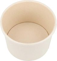 Bioheroes Pulp Soup Tub 12 Ounce | Biodegradable Disposable Plastic Pla Bamboo Tub | Eco Friendly Perfect For Restaurants, Traveling, Parties or More, Pack of 25