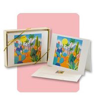 Arizona Sun - Box of Note Cards- Greeting Cards – Thank You Notes – Blank on The Inside – Stay in Touch – Write Letters – Cards for Any Occasion