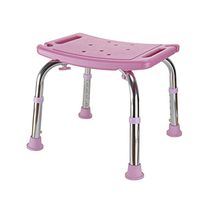 ZHAOYONGLI Bathing Aid for Bathroom Stool Adjustable Foot Stool Stepping Stool for Adults and ChildrenHeavy Duty Portable Medical Footstool for Bath Or Kitchen Foot Step (Color : Pink)