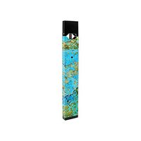 MightySkins Skin Compatible with Juul - Teal Marble | Protective, Durable, and Unique Vinyl Decal wrap Cover | Easy to Apply, Remove, and Change Styles | Made in The USA