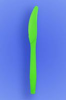 Wow Plastics Inc. Medium Weight 6" Knife - Neon Green - 2/500 (1,000/Case)