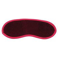 SOURBAN Cotton Sleep Mask Travel Nap Blindfold Eye Shade with Adjustable Strap,red