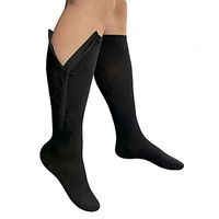 Presadee 8-15 mmHg Closed Toe Compression Sock Calf Circulation Knee High Zipper