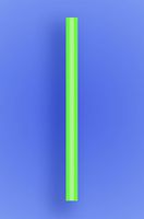 Wow Plastics Inc. Colossal Straw 8.5" - Neon Green - 1/1000 (1,000/Case)