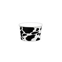 Yocup 4 oz. Dairy Print Paper Ice Cream/Frozen Dessert Cup - 100 ct