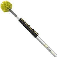 DocaPole 6-24 Foot Extension Pole with Cobweb Duster // Ceiling and Corner Duster // for Dusting and Cleaning High Ceilings and Corners with Extension Pole // Telescopic Pole Dusting and Cleaning Kit
