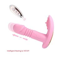 PGtoy Relax Wearable Panty Vǐbrator Fashion Quiet Realistic Silicone Portable Toy Kit for Women Couples (Pink)