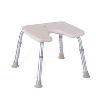 GJ-linyud Shower/Bath Stools Aluminum Alloy Anti-Slip Adjustable Height for Elderly Disabled Pregnant Women Bath Chair White