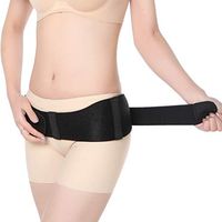 Healifty Abdominal Belt Breathable Postpartum Waist Belt(Black)
