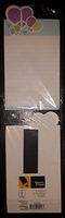 Magnetic Memo Notepad - 2 Valentine Peace Sign Heart Pads, 6.7"x3.5"