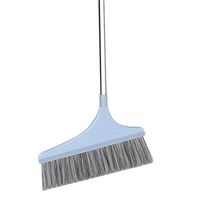 WDX- Broom combination household living room sweeping floor cleaning kitchen cleaning tools broom 簸箕 set combination thickening broom soft hair non-stick hair artifact Household (Color : Blue)