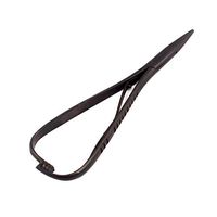 LAJA IMPORTS Dental Mathieu Needle Holder 5.5" with Locking System and Beautiful Satin Finish Full Black Color