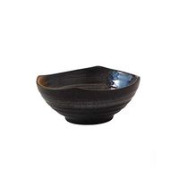 Bowl Ceramic Bowl Salad Fruit and Vegetable Soup Ramen Bowl Creative Family Dining 7/8 Inch Household tableware, retro bowl (Color : B)