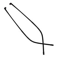 1 Pair Vintage Eyeglass Metal Frame Temple Glasses Replacement Temple, Black