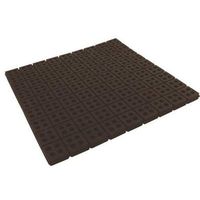 Full Sheet Waffle Super Duty Rubber Anti Vibration Pads 18" X 18" X 3/4"