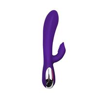 Wytinug 10 Frequency Double Vibran Silicone Vibrant Charging Heating Messager Rabbit Vib G-sportt Toy for Women