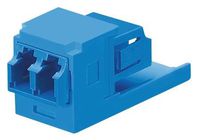 Adapter, Singlemode Duplex LC Fiber, Blue