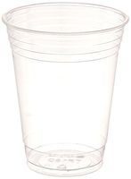 SOLO Cup Company TP16-100 Company Plastic Party Cold Cups, 16 oz, Clear, 100 pack