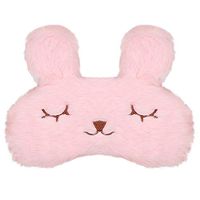 BAOBAO Soft Plush Bunny Rabbit Ears Sleep Eye Mask Cover Eyepatch Blindfold Eyeshade