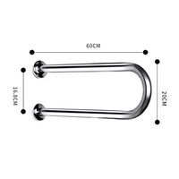 Shower Toilet Grab Bar Bathroom Safety Rail Handrail for Elderly Disabled Pregnant Women Stainless Steel,for Bathtub,Stairway