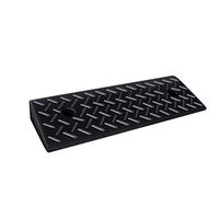Rubber Car Uphill Pad, Tire Protection Skid Ramp, Garage Factory Supermarket Hospital Road Step Curb Ramp (Color: Black, Size: 50 15 5cm)