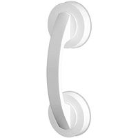Bathroom Handrails/Punch-Free Powerful Suction Cup Glass Door Handle/Elderly Children's Bathroom Safety Rails JINRONG (Color : White)