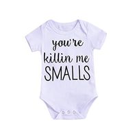 Newborn Toddler Girl Boy Bodysuit - vermers Letter Print Romper Jumpsuits - Unisex Baby Clothes