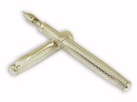 Silver Fountain Pen Stylo"Classique"
