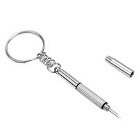 Zeroyoyo Mini Portable Screwdriver Keychain Eyeglass Repair Kit 1PCS