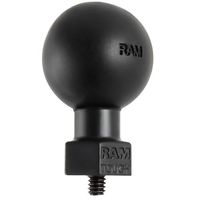 Ram Mount Tough Ball with 1/4-20 x .50-Inch Long Male Threaded Post, Black