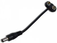 9V PP3 Battery Clip for Wireless Bird Box and Spy Cameras w 1.3mm Jack