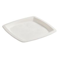 Hoffmaster 760030 Earth Wise Tree Free Bagasse Square Plate, 9-3/4" Length x 9-3/4" Width (Case of 500)